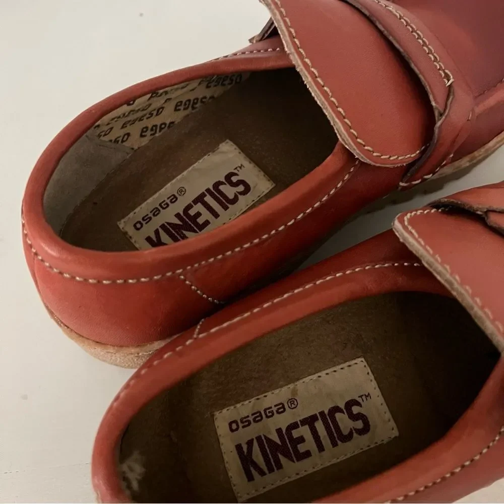 Osaga Vintage Kinetics Leather Loafer Made In Korea Men’s 7.5 Rare!